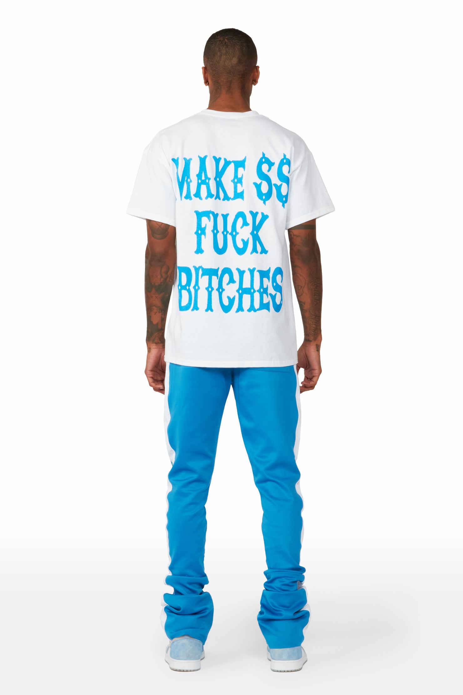 Deeler Blue T-shirt/Super Stacked Set