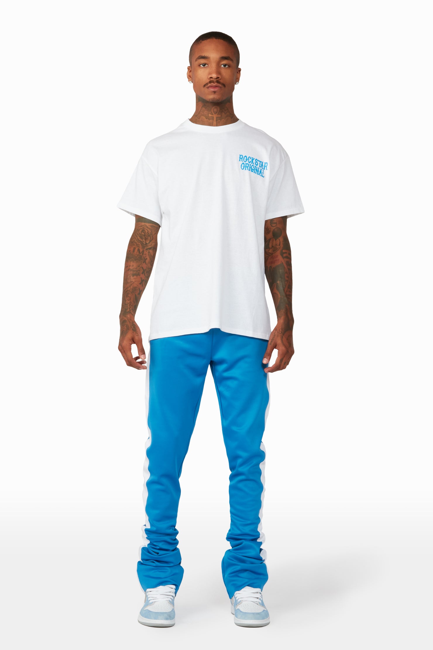 Deeler Blue T-shirt/Super Stacked Set