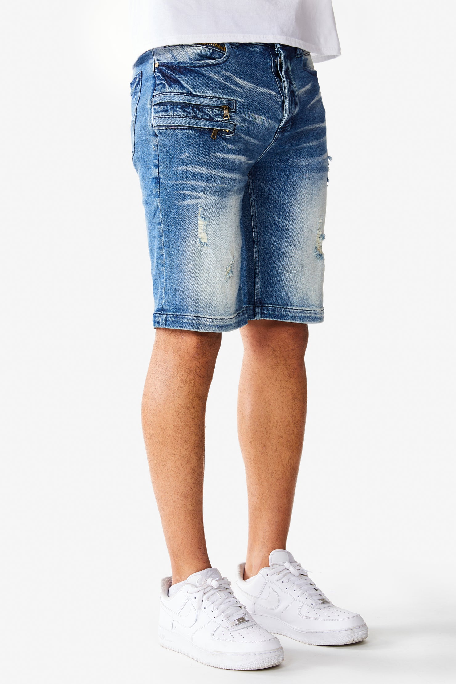 Kenny Denim Short- Blue