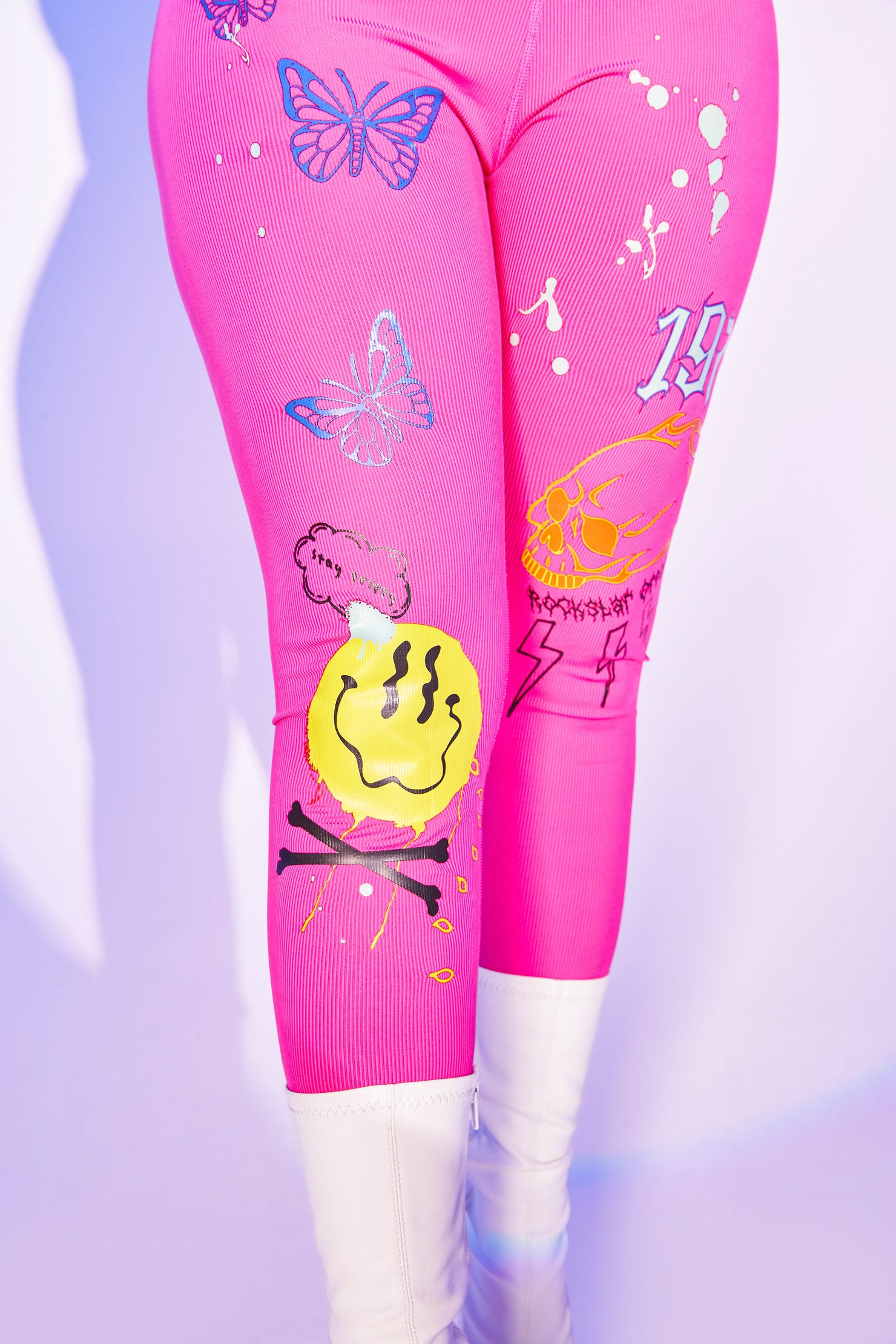 Finley Ribbed Active Set-Pink