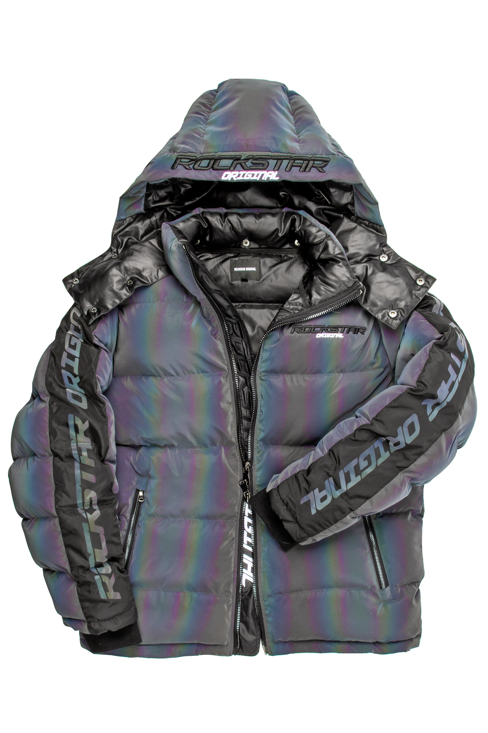 Reflective puffer on sale jacket boys
