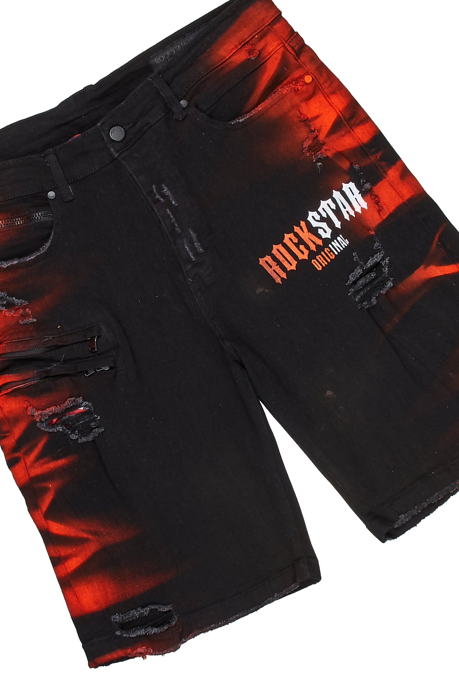 Murati T-Shirt/Denim Short Set-White