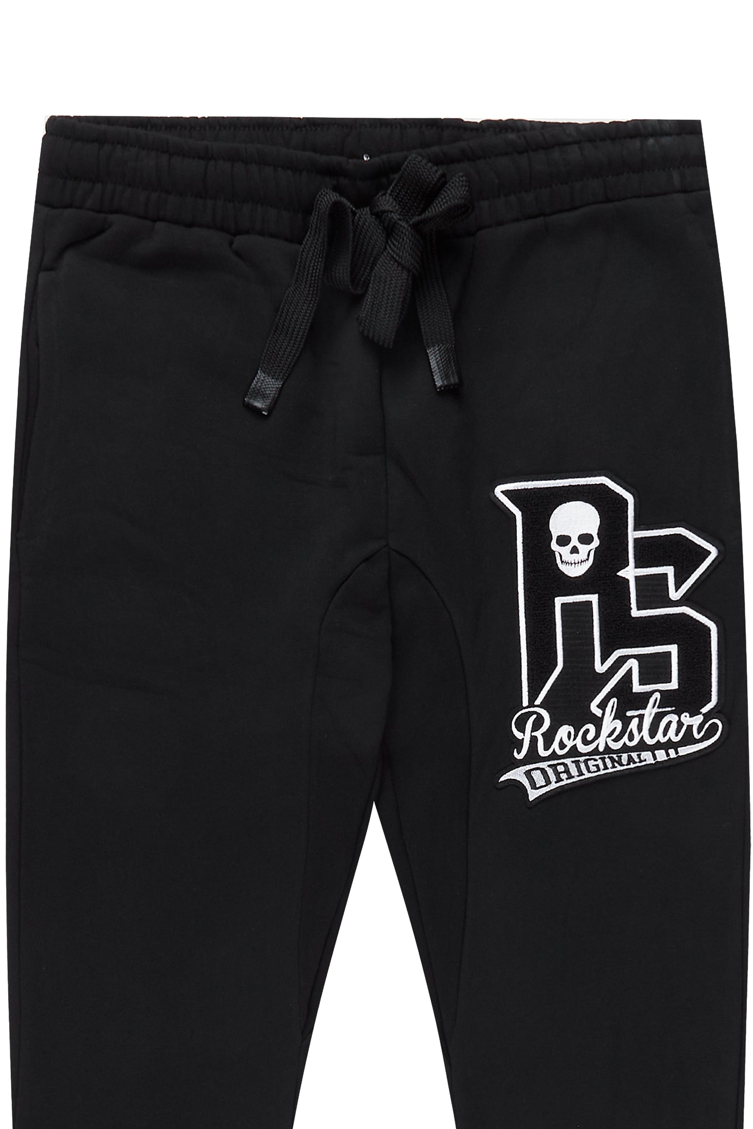 Marshawn Black Graphic Trackpant