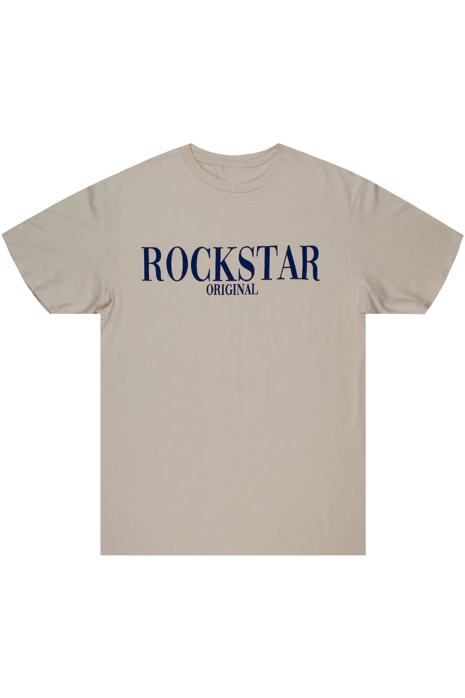 Octavio Printed T-Shirt-Beige/Navy