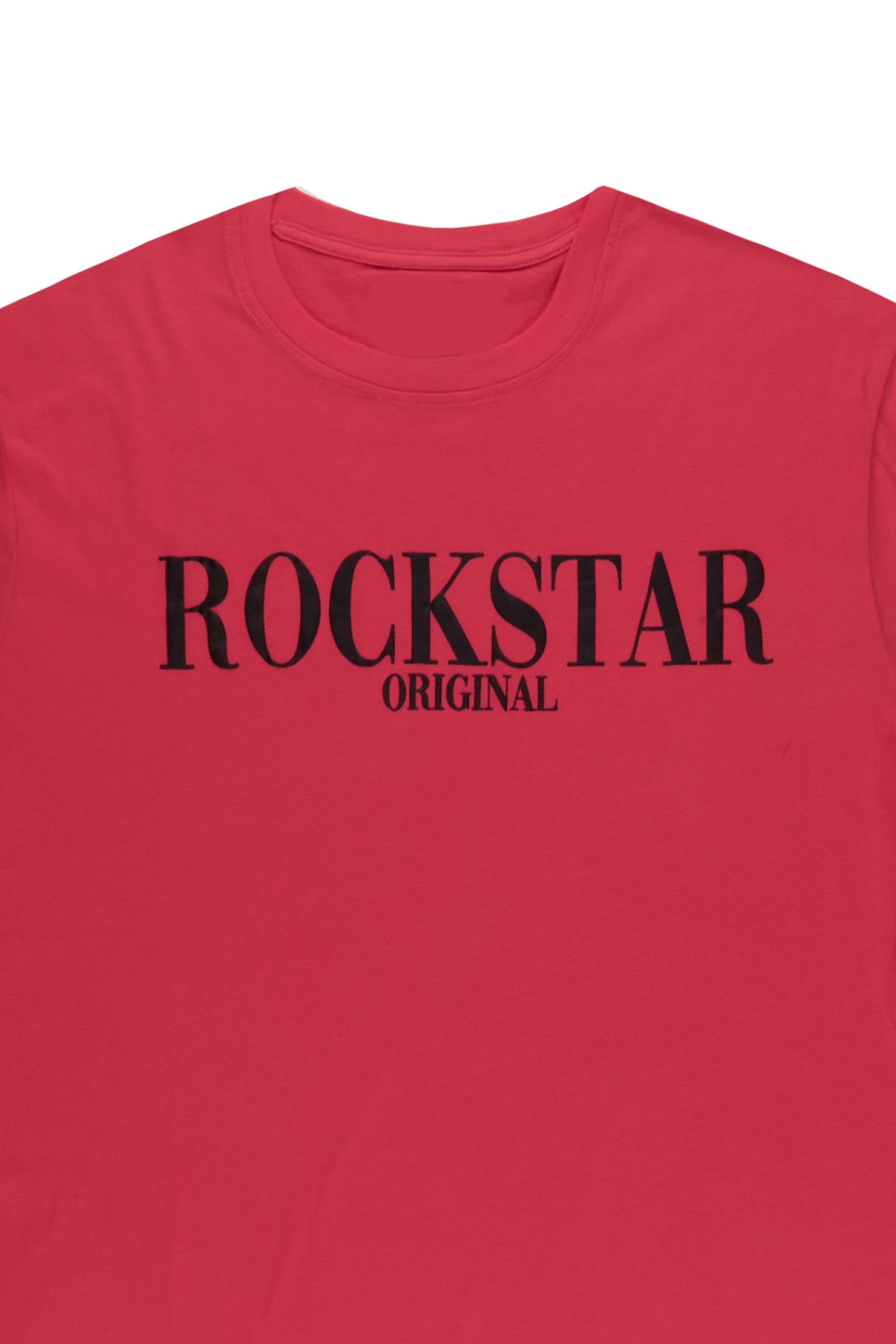 Octavio Printed T-Shirt-Magenta/Black