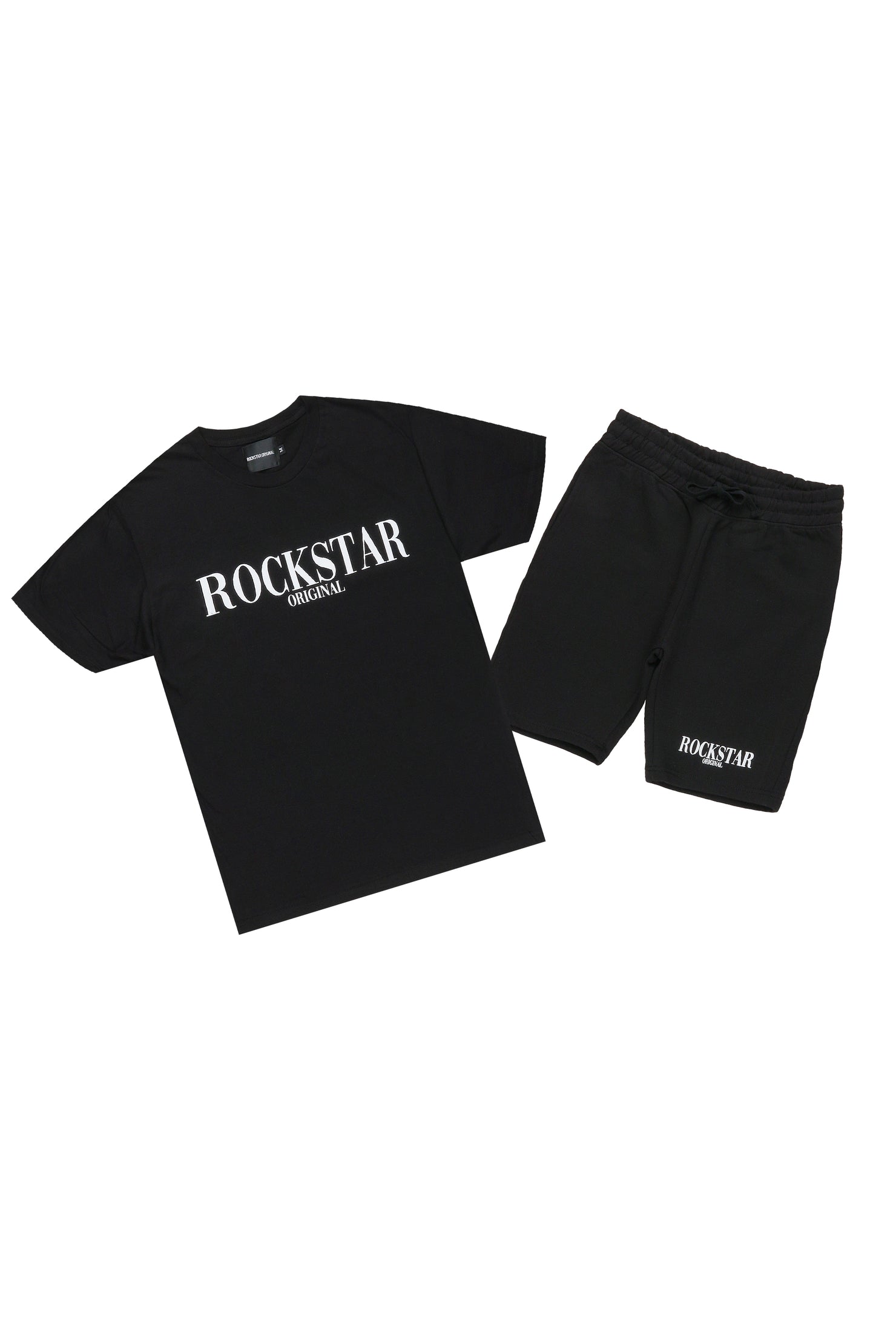 Octavio Black T-Shirt/Short Set