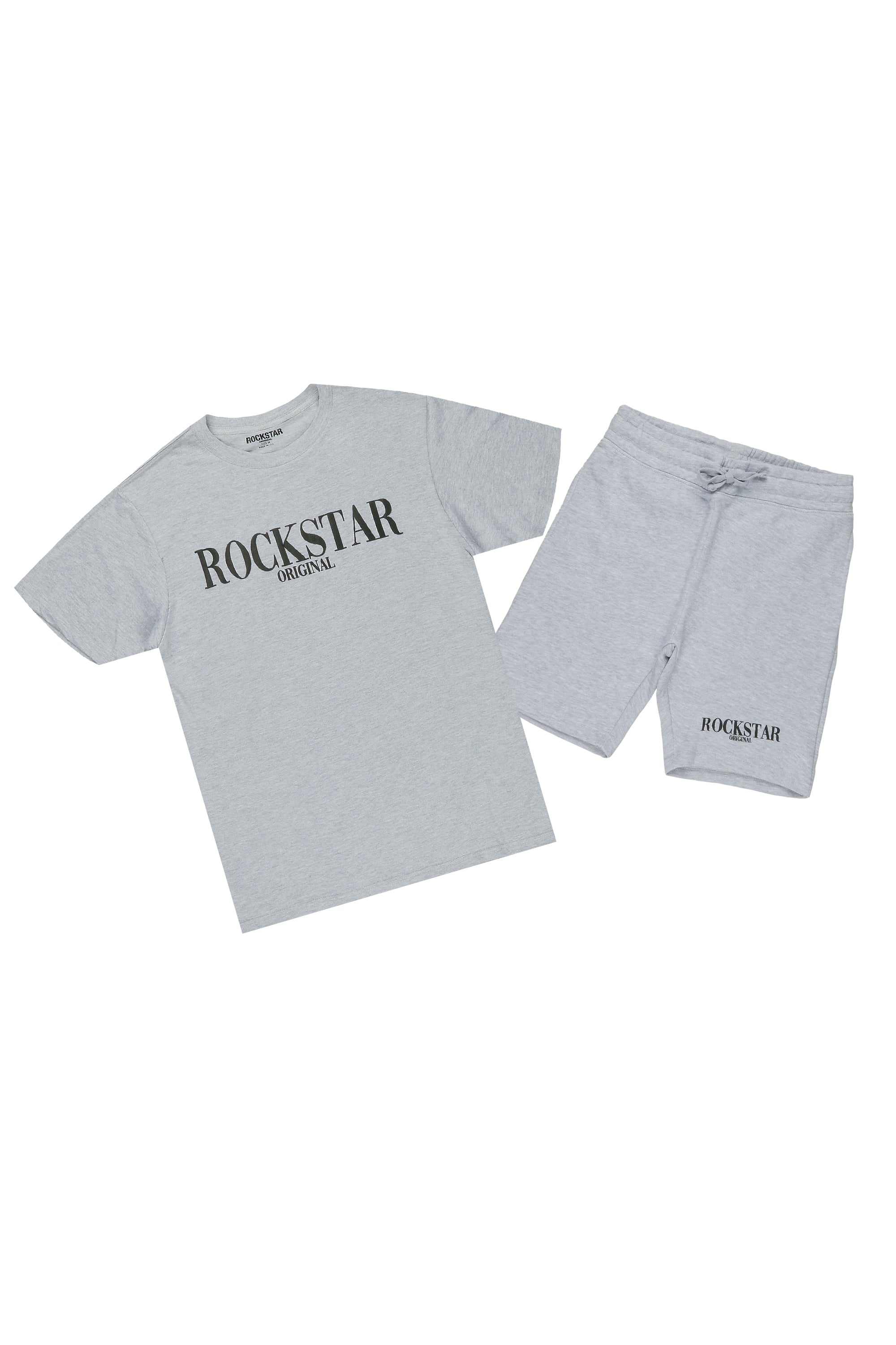 Octavio Grey T-Shirt/Short Set