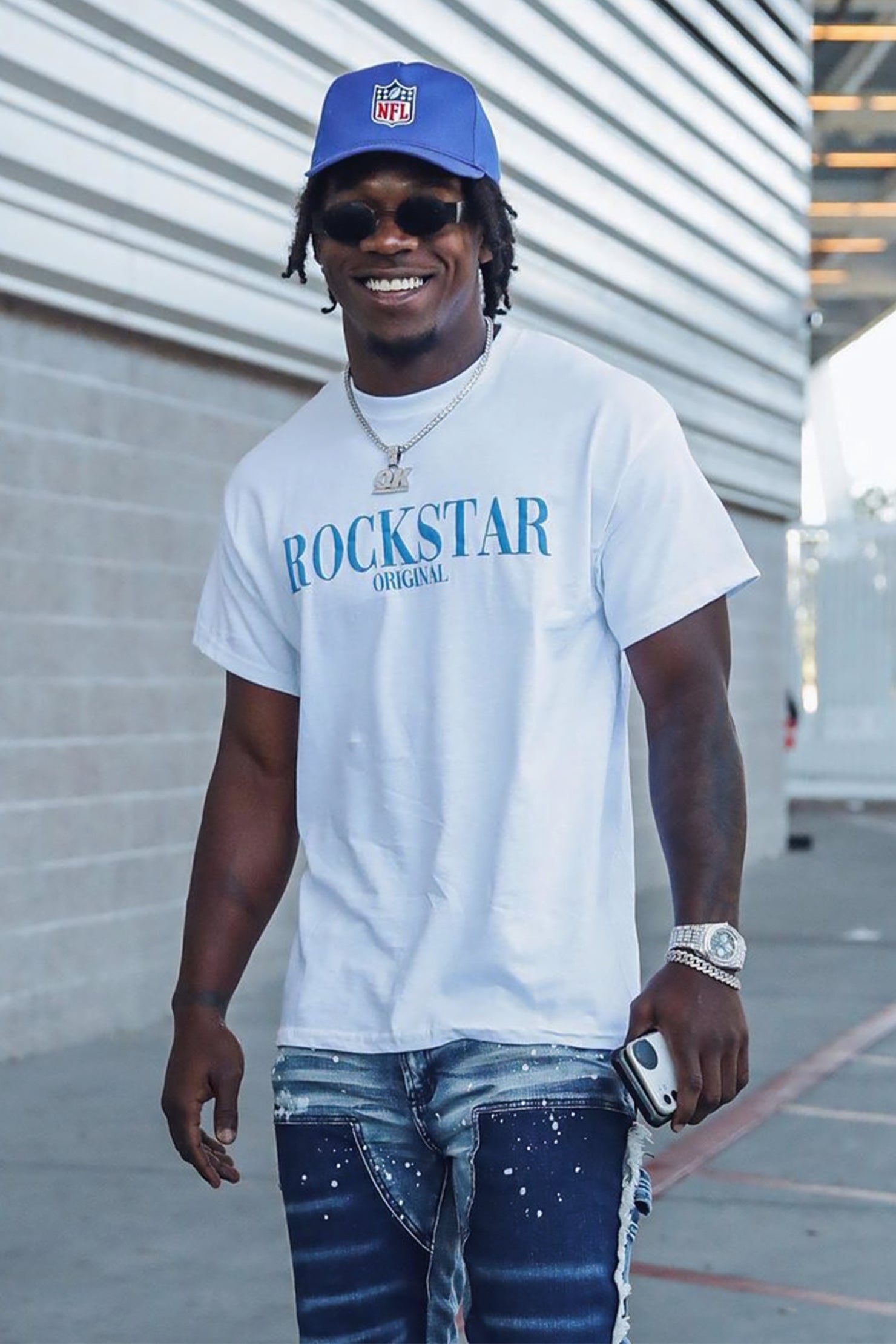 Octavio Printed T-Shirt-White