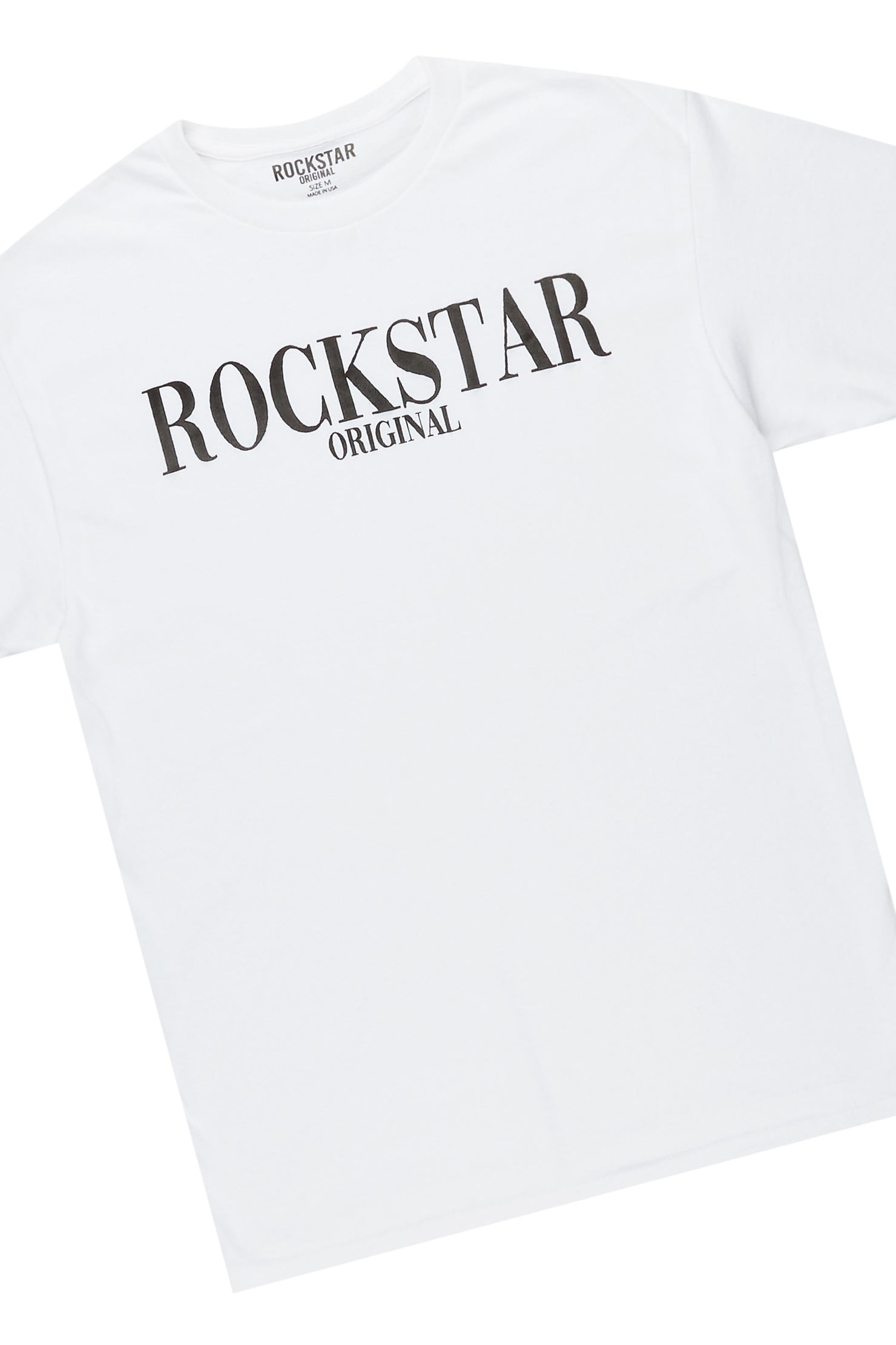 Octavio White/Cream T-Shirt Cargo Short Set