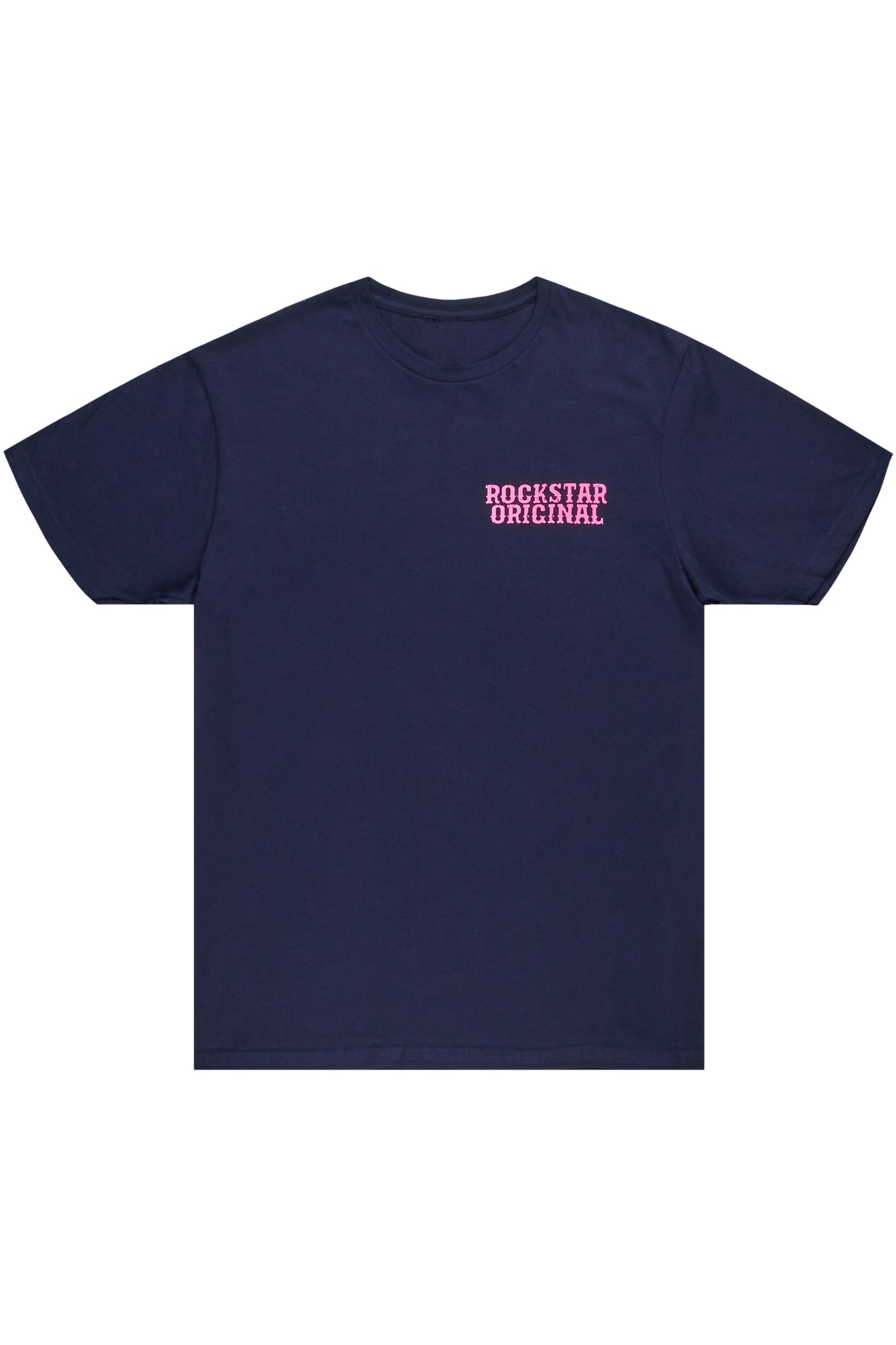 Posse Navy/ Orchid Graphic T-Shirt