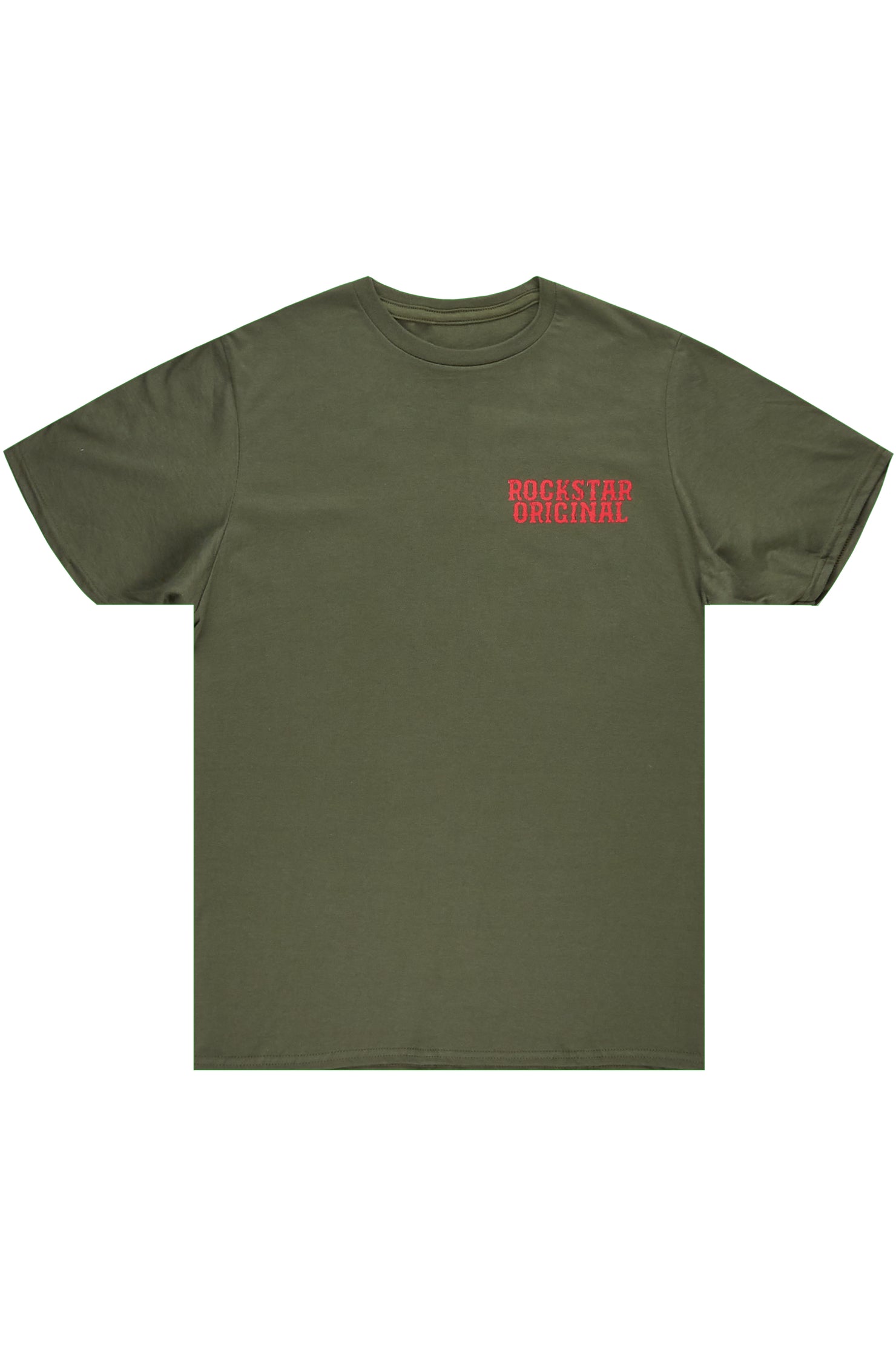 Posse Olive/ Red Graphic T-Shirt