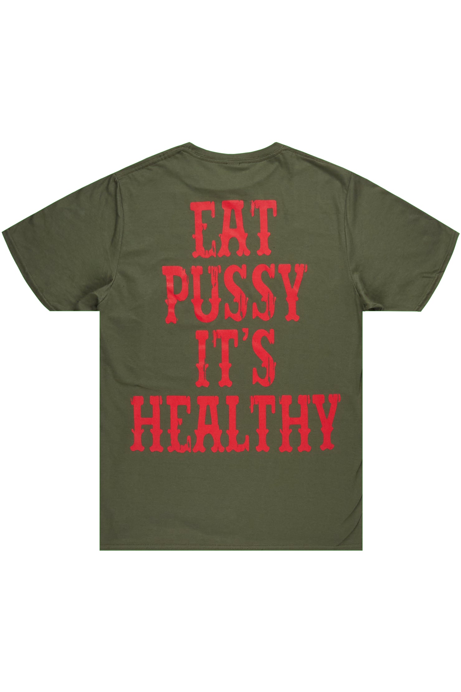 Posse Olive/ Red Graphic T-Shirt