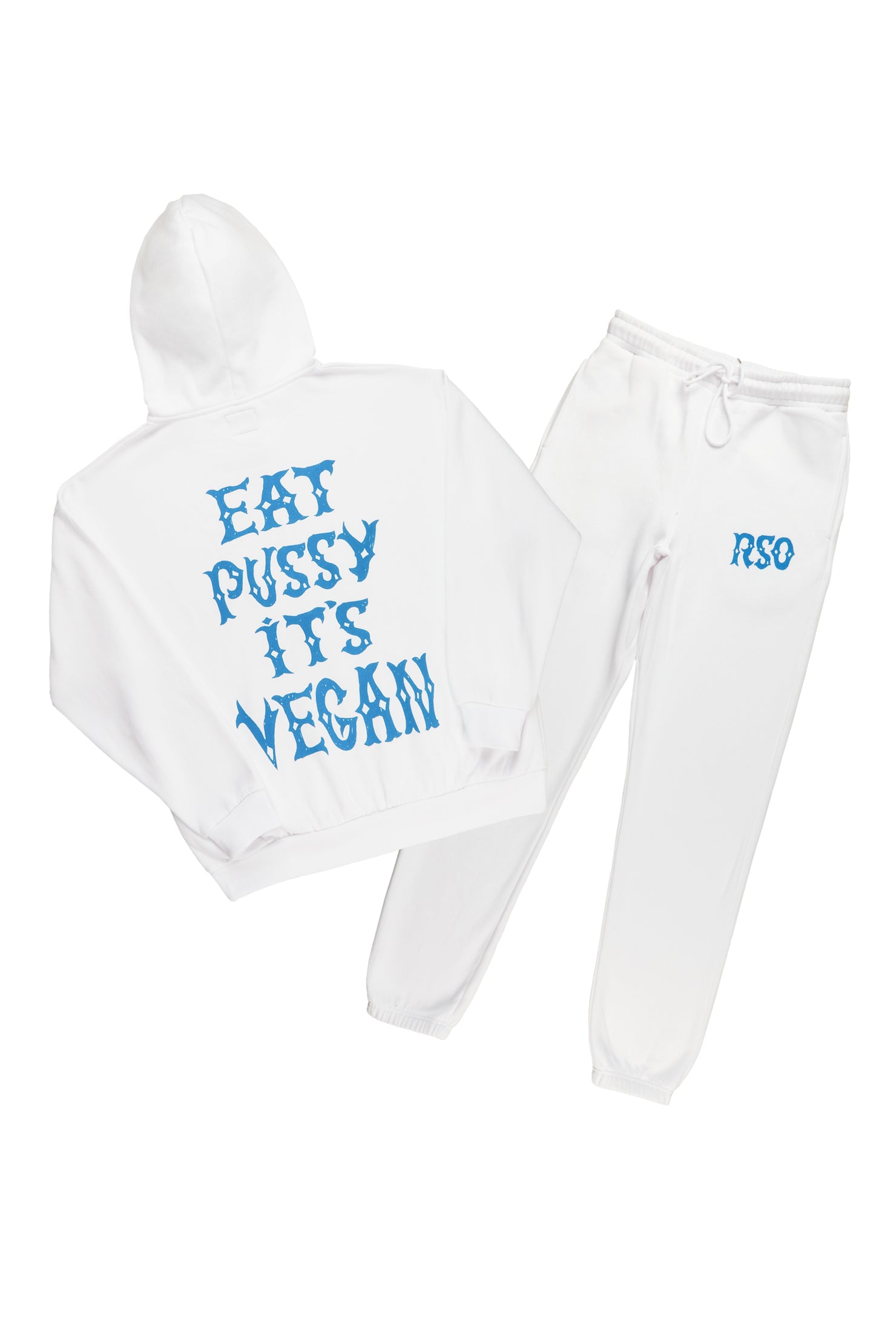 Posse White/Blue Hoodie Trackset