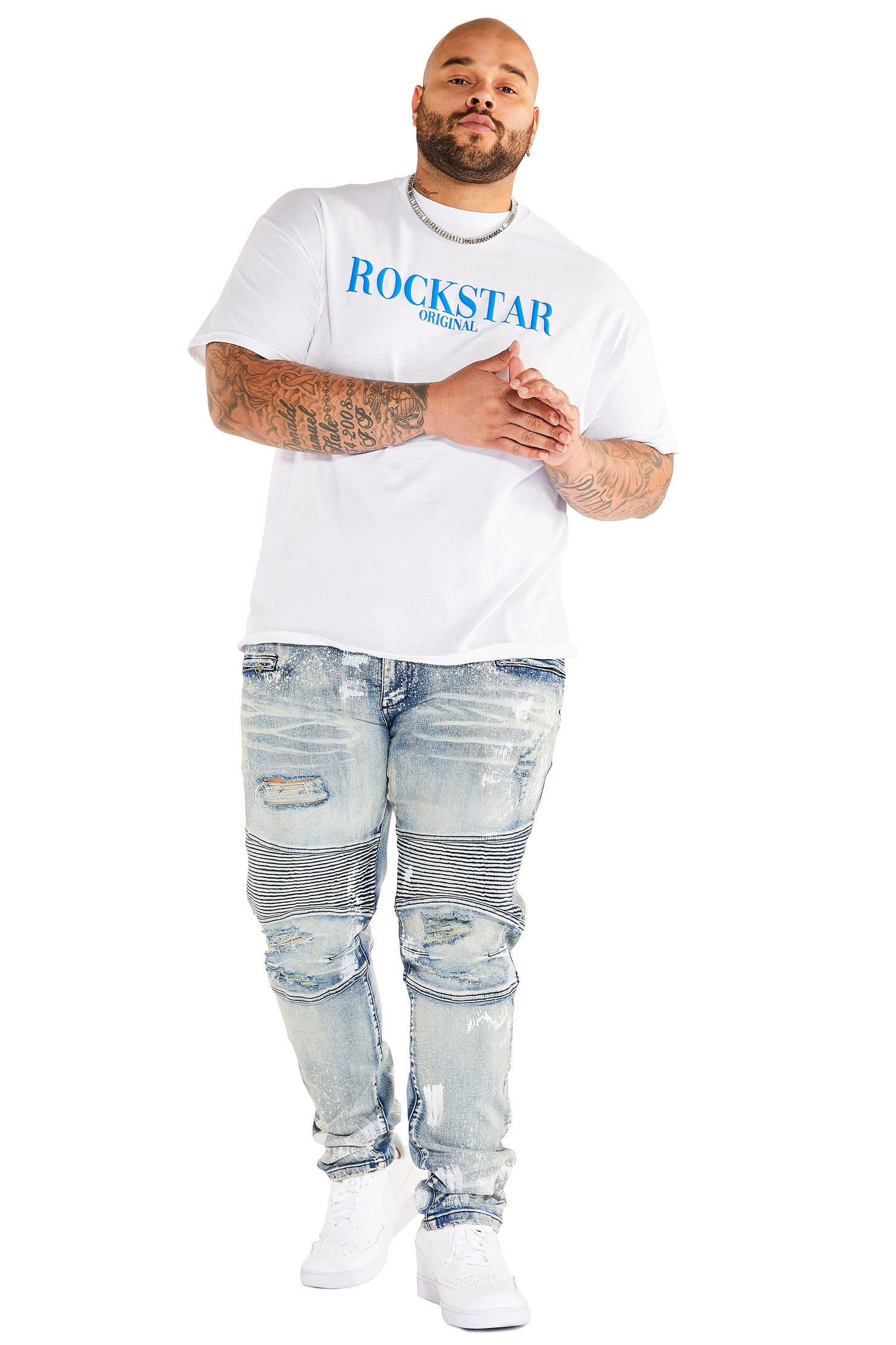 Octavio Printed T-Shirt-White