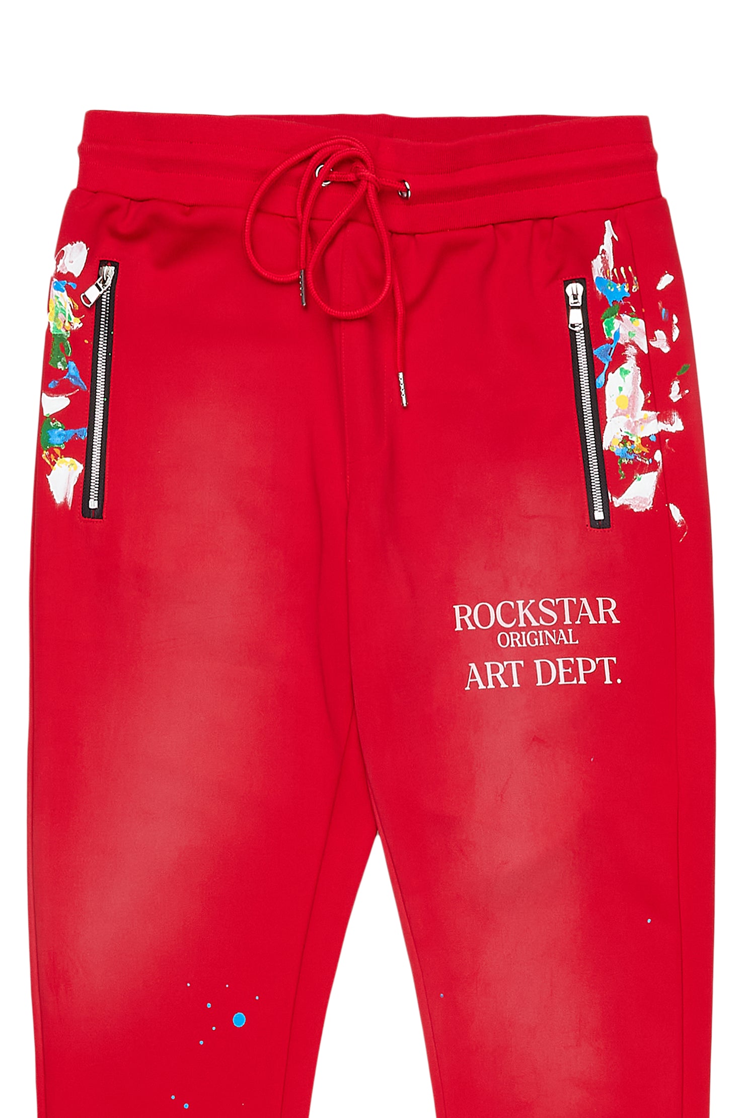 Rockstar Art Dist. Red Trackpant