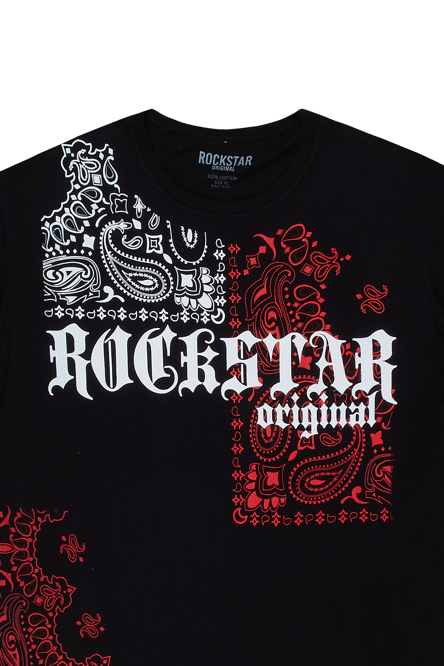 Ski Graphic T-Shirt-Black/Red