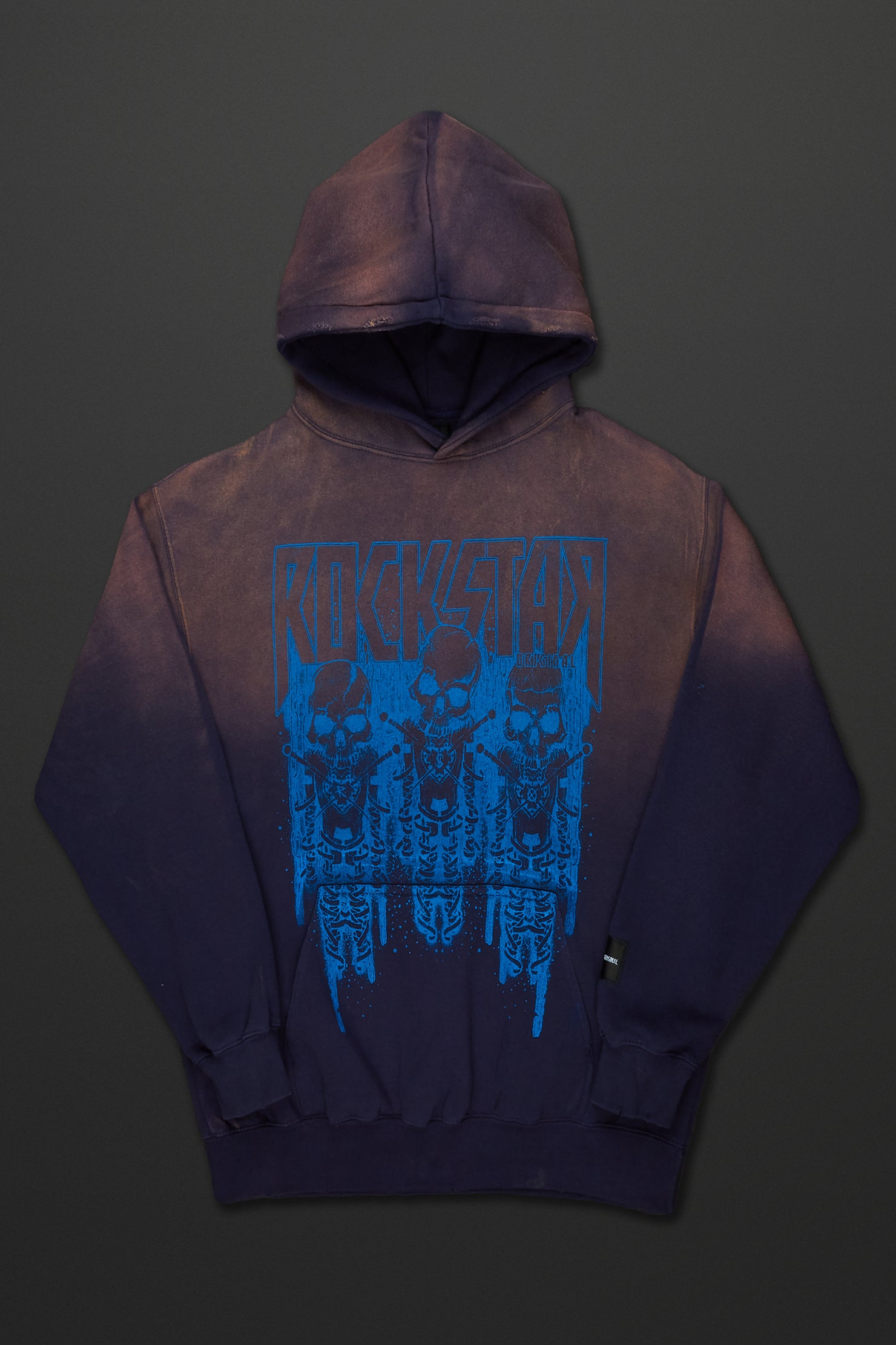 Sabbath Navy Graphic Printed Hoodie
