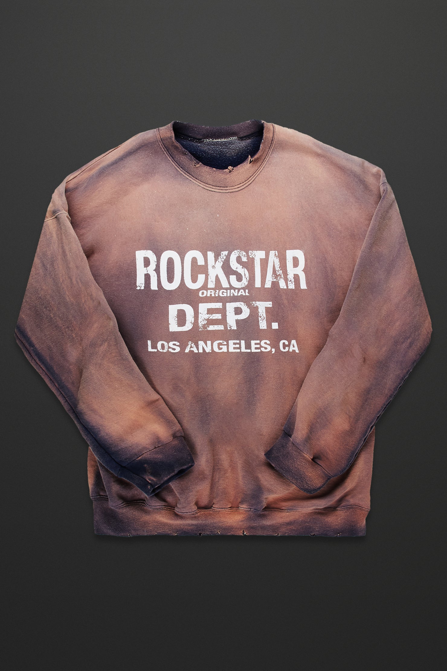 Telly Wine Graphic Crewneck