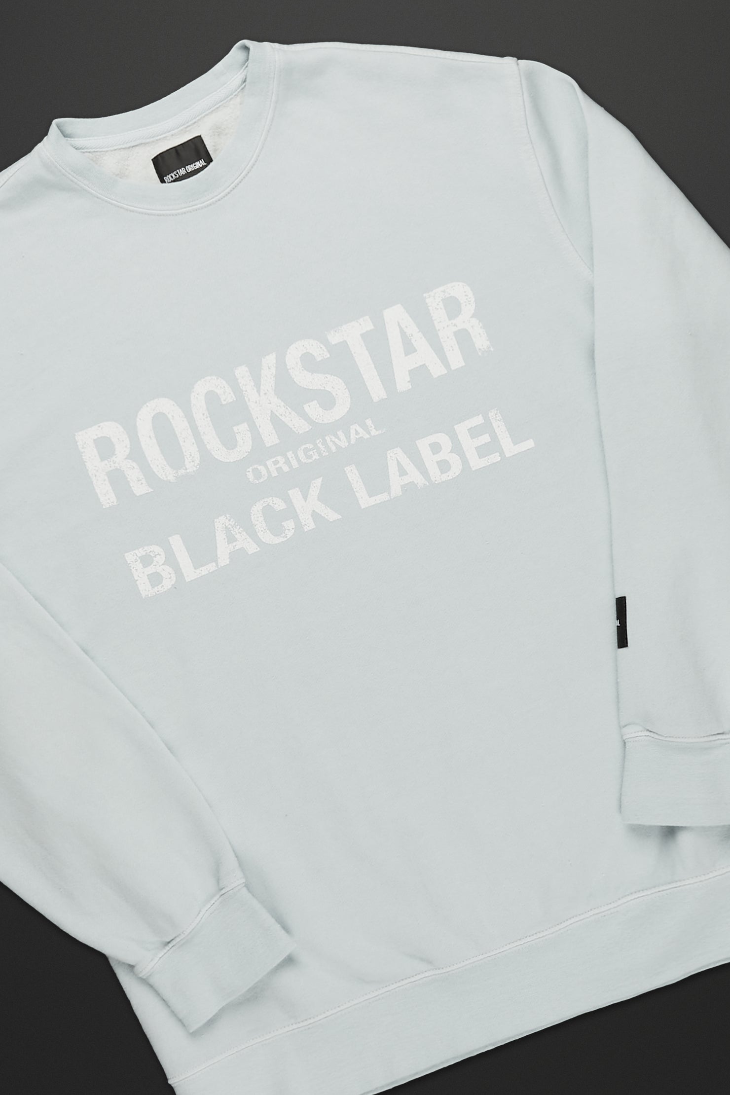 Telly Light Blue Graphic Crewneck