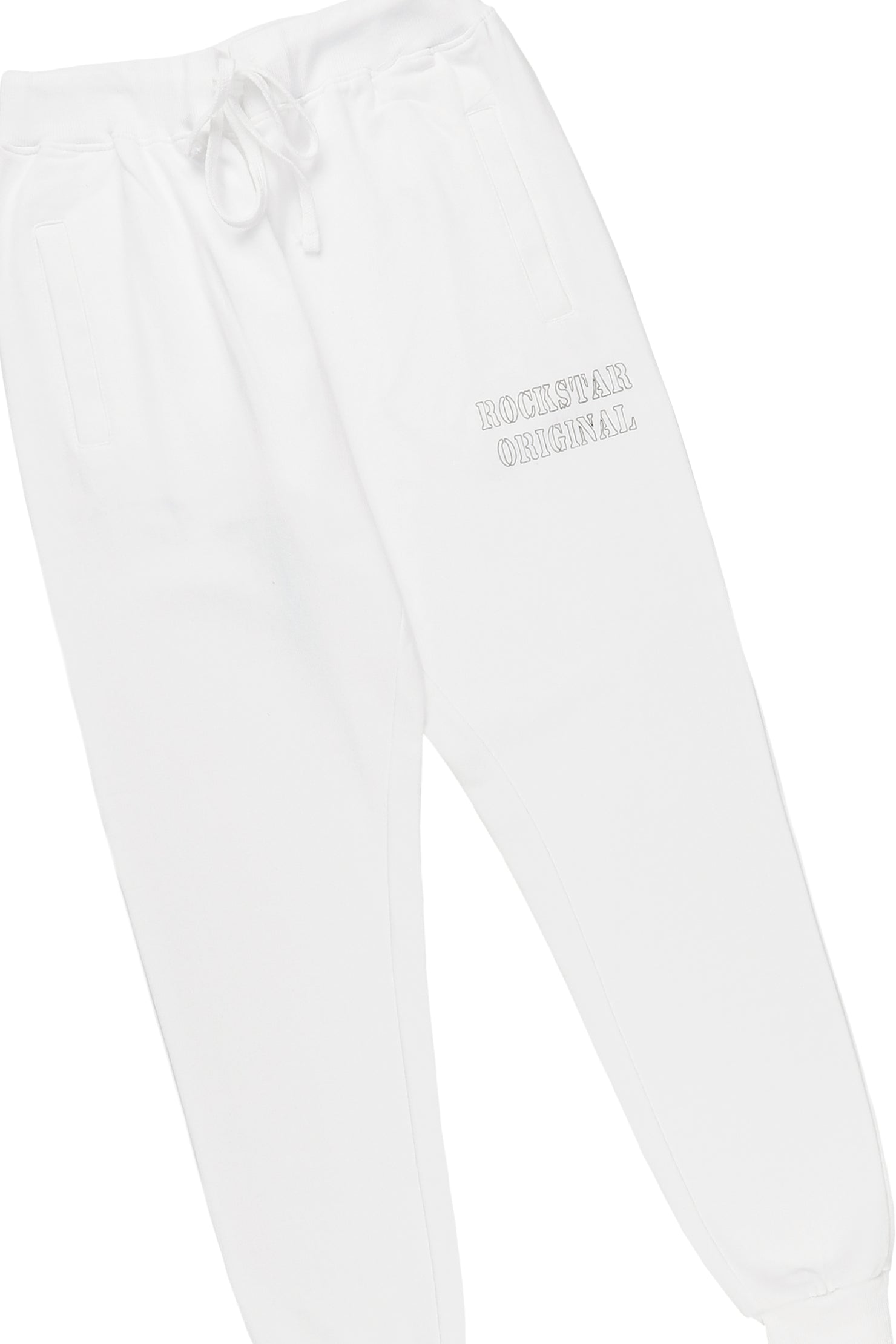 Toxic White Hoodie Track Set