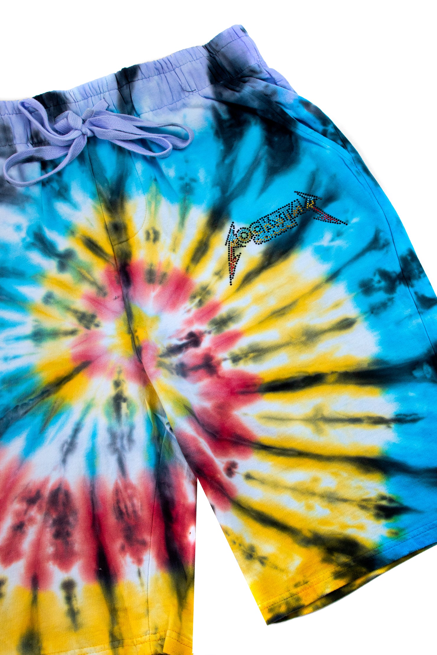 Vonham Tie Dye Short Set- Blk Multi