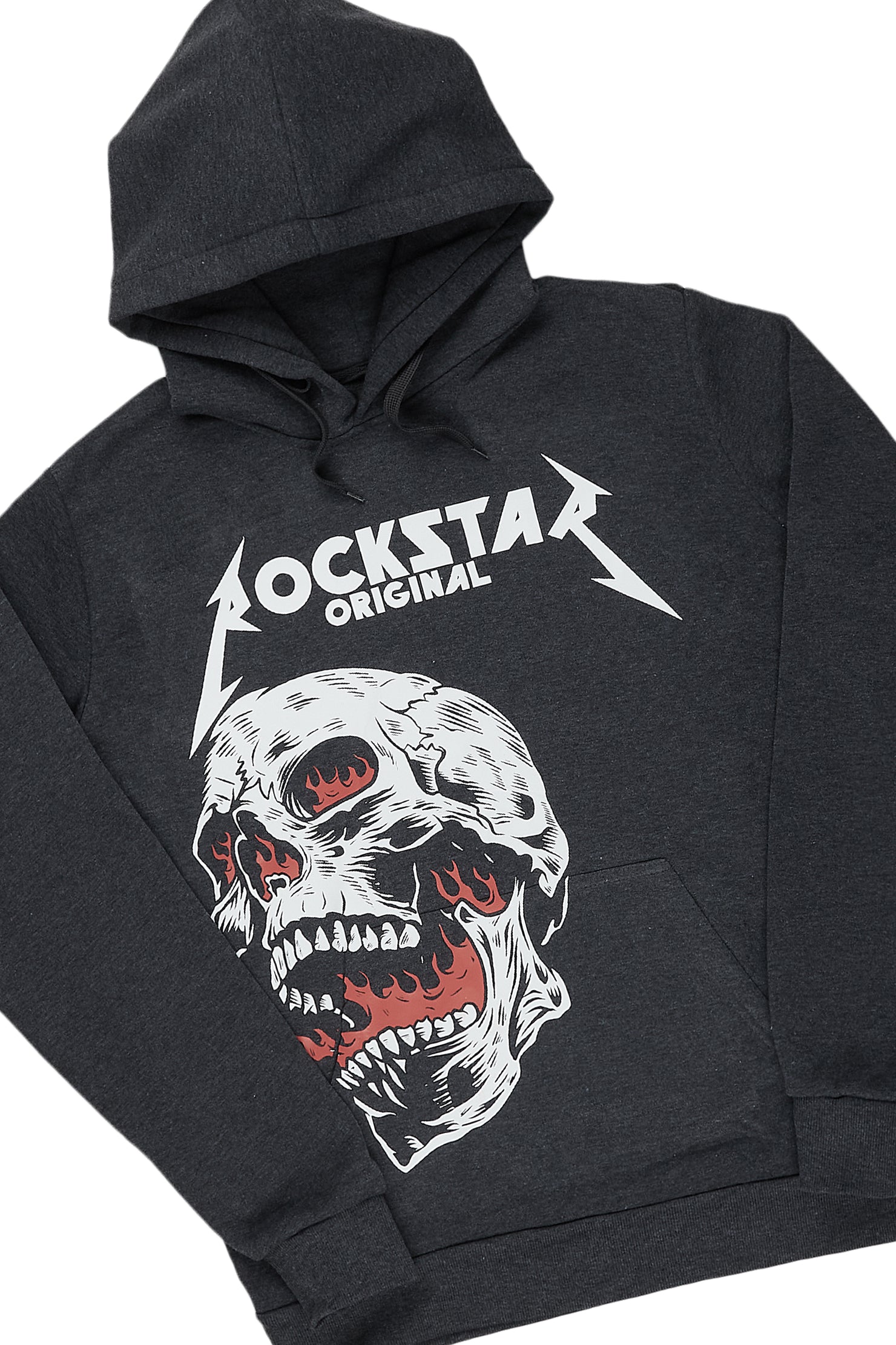 Wayan Charcoal Graphic Hoodie Track Set