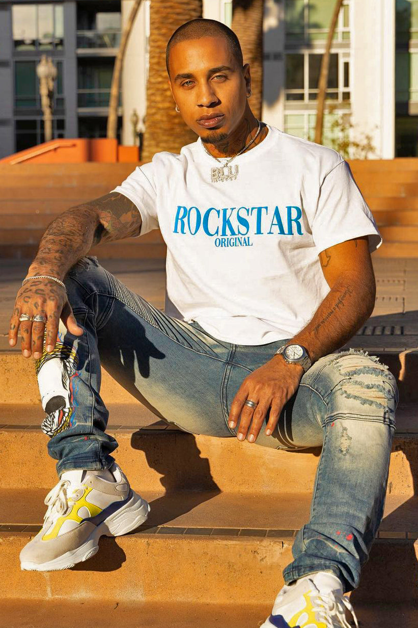 Octavio Printed T-Shirt-White